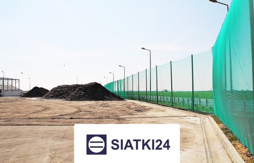  Siatki24.eu - Zadaszenie z siatki na plac do optymalnego i trwałego zabezpieczenia lekkich towarów 