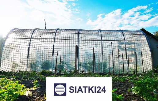   Siatki24.eu - Siatka na tunel foliowy do ochrony przed wichurą — siatka zabezpieczająca na wymiar 