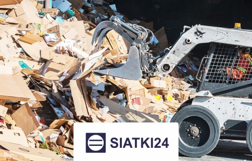   Siatki24.eu - Zadaszenie z siatki placu - siatka ochronna na wymiar do zabezpieczenia magazynu 