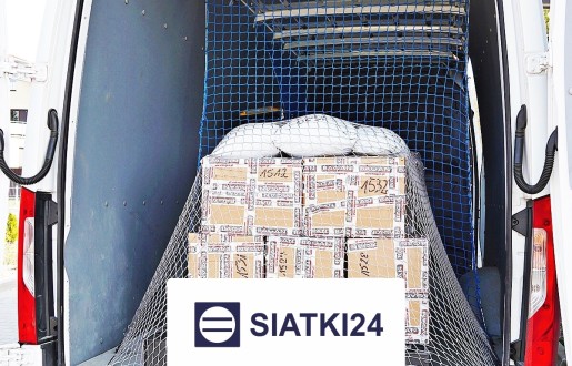   Siatki24.eu - Pokrowce na palety - siatkowe mocowanie o grubości 5 mm z oczkami 8x8 cm, skuteczne zabezpieczenie towaru 