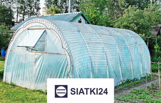   Siatki24.eu - Siatka na tunel foliowy do zabezpieczenia 