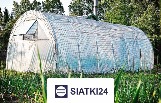 Siatka na tunel foliowy do zabezpieczenia Siatki24.eu - Siatka na tunel foliowy do zabezpieczenia