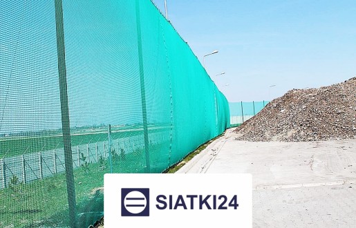   Siatki24.eu - Zadaszenie z siatki placu - siatka ochronna na wymiar do zabezpieczenia magazynu 