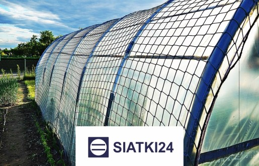 Siatka do zabezpieczenia tunelu foliowego przed wiatrem Siatki24.eu - Siatka do zabezpieczenia tunelu foliowego przed wiatrem