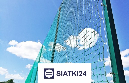   Siatki24.eu - Siatka ochronna do zabezpieczenia boiska piłkarskiego - Piłkochwyt na wymiar, wykonana z elastycznego tworzywa 