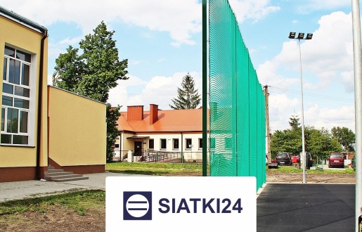 Piłkochwyt o wysokości 5m wykonany z siatki sznurkowej o grubości 5mm i oczkach 10x10cm Siatki24.eu - Piłkochwyt o wysokości 5m wykonany z siatki sznurkowej o grubości 5mm i oczkach 10x10cm